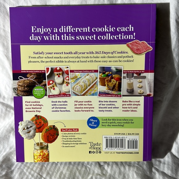 365 Days OF Cookies Cookbook Has 448 PAGES - Picture 2 of 6